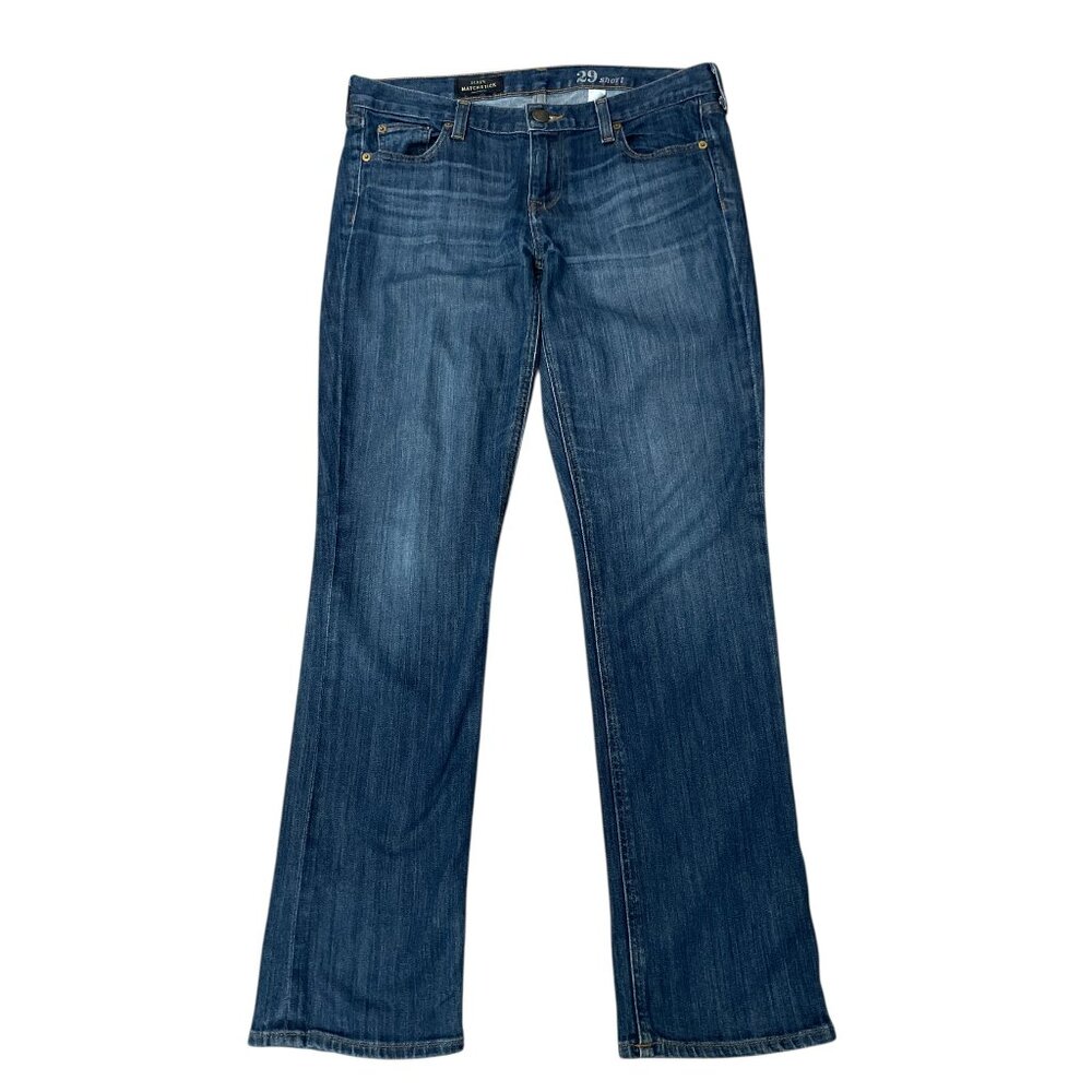 J. Crew Women’s Matchstick Straight Leg Dark Wash Denim Jeans Size 29 x 31”L